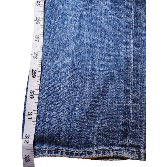 William Rast Blue Denim Distressed Straight Jeans Size‎ 29 - Picture 12 of 12